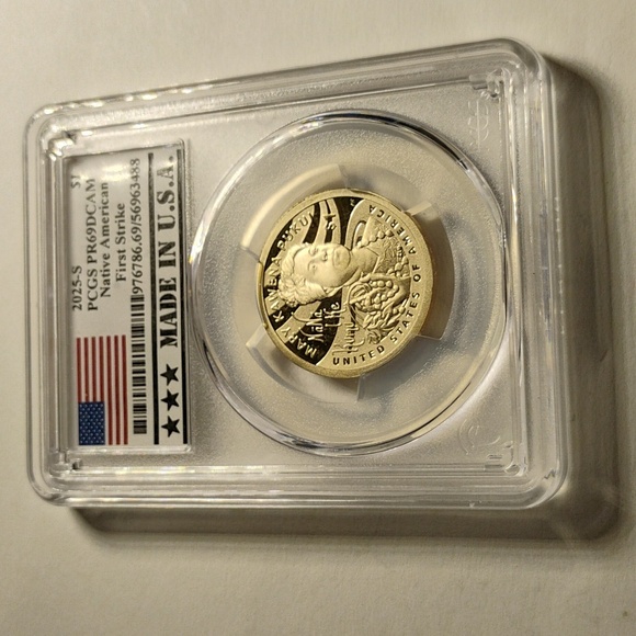2025 S FIRST STRIKE SACAGAWEA Native American Dollar COIN DCAM MARY PUKUI - Picture 1 of 4